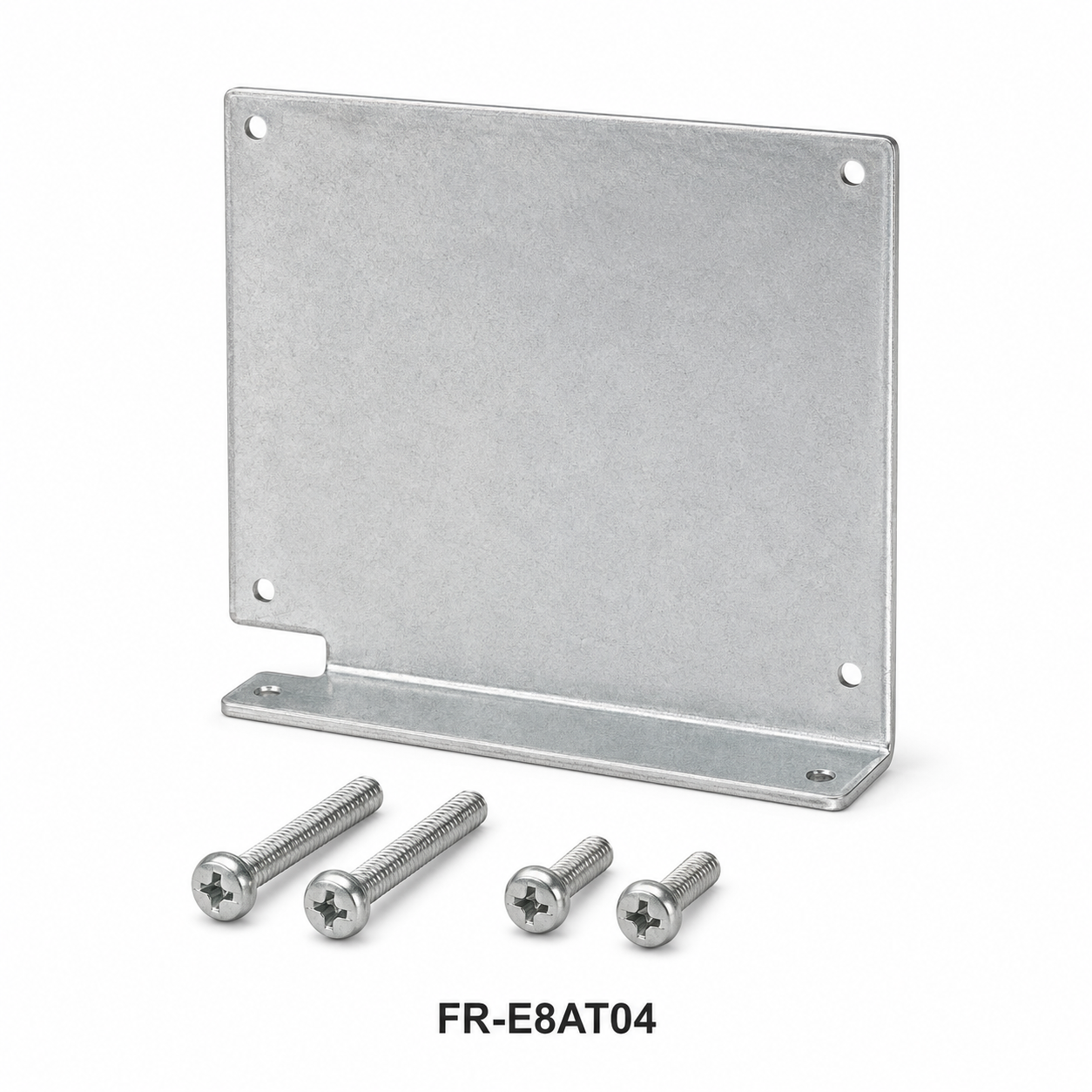 FR-E8AT04 intercompatibility mounting attachment with two M4x25 and two M4x12 screws