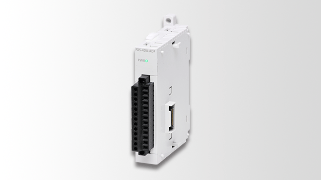 Official Mitsubishi Electric MELSEC iQ-F Analog Control product family - FX5-8AD